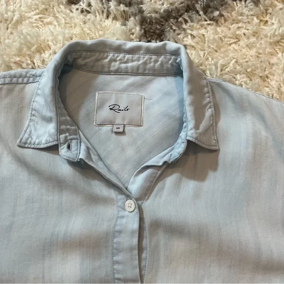 RAILS Willow Ruffled button down shirt - Picture 4 of 11